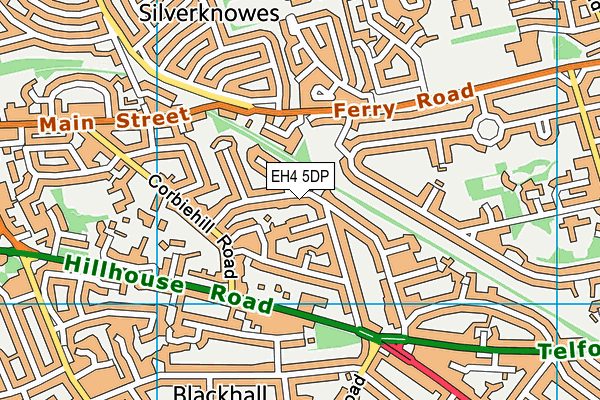 EH4 5DP map - OS VectorMap District (Ordnance Survey)