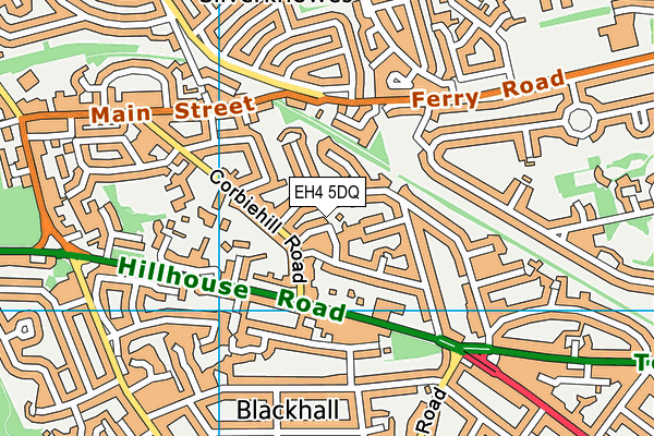 EH4 5DQ map - OS VectorMap District (Ordnance Survey) EH4 5DQ map - OS VectorMap District (Ordnance Survey)
