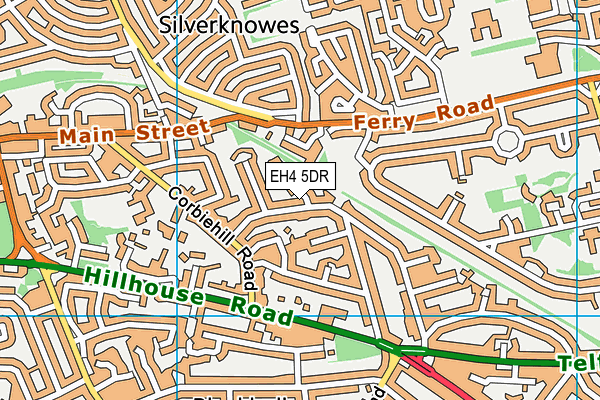 EH4 5DR map - OS VectorMap District (Ordnance Survey) EH4 5DR map - OS VectorMap District (Ordnance Survey)