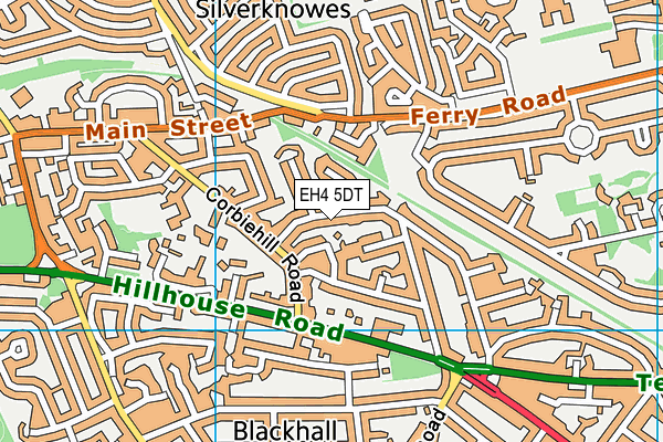 EH4 5DT map - OS VectorMap District (Ordnance Survey) EH4 5DT map - OS VectorMap District (Ordnance Survey)