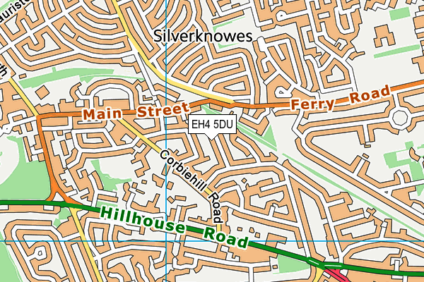 EH4 5DU map - OS VectorMap District (Ordnance Survey) EH4 5DU map - OS VectorMap District (Ordnance Survey)