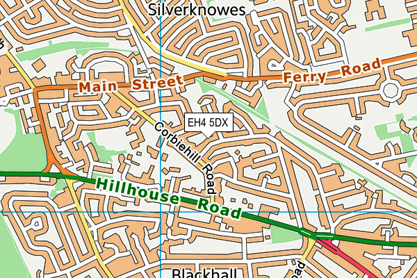 EH4 5DX map - OS VectorMap District (Ordnance Survey) EH4 5DX map - OS VectorMap District (Ordnance Survey)