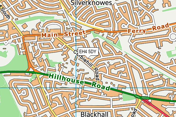 EH4 5DY map - OS VectorMap District (Ordnance Survey) EH4 5DY map - OS VectorMap District (Ordnance Survey)