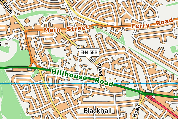 EH4 5EB map - OS VectorMap District (Ordnance Survey) EH4 5EB map - OS VectorMap District (Ordnance Survey)