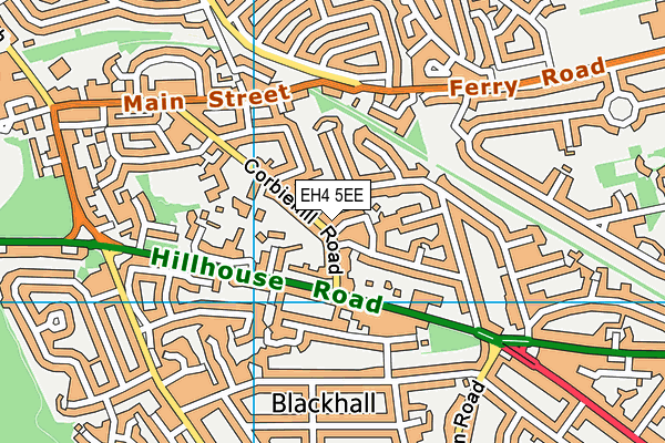 EH4 5EE map - OS VectorMap District (Ordnance Survey) EH4 5EE map - OS VectorMap District (Ordnance Survey)