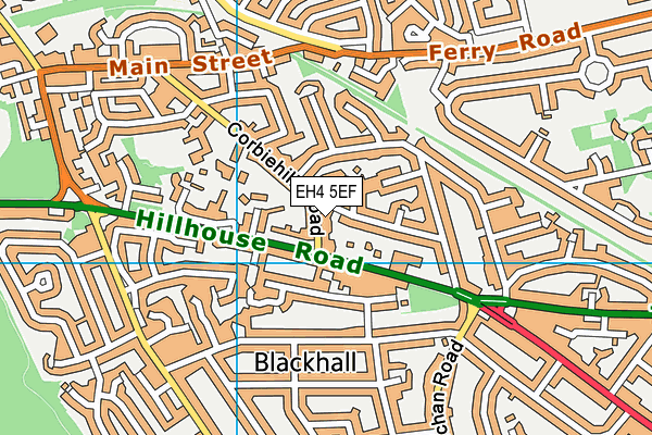 EH4 5EF map - OS VectorMap District (Ordnance Survey) EH4 5EF map - OS VectorMap District (Ordnance Survey)