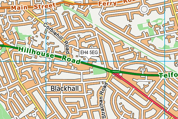 EH4 5EG map - OS VectorMap District (Ordnance Survey) EH4 5EG map - OS VectorMap District (Ordnance Survey)