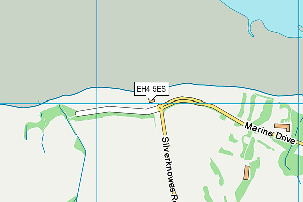 EH4 5ES map - OS VectorMap District (Ordnance Survey) EH4 5ES map - OS VectorMap District (Ordnance Survey)