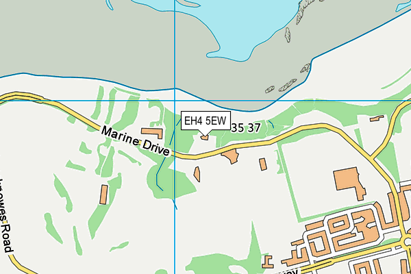 EH4 5EW map - OS VectorMap District (Ordnance Survey) EH4 5EW map - OS VectorMap District (Ordnance Survey)