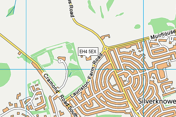 EH4 5EX map - OS VectorMap District (Ordnance Survey)