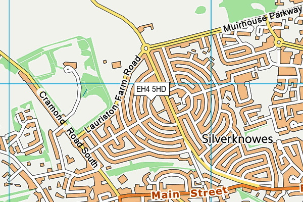 EH4 5HD map - OS VectorMap District (Ordnance Survey) EH4 5HD map - OS VectorMap District (Ordnance Survey)
