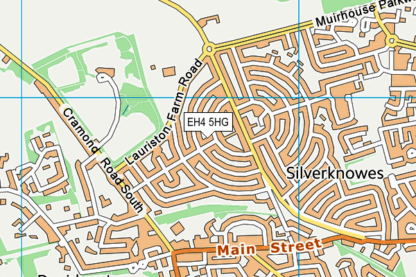 EH4 5HG map - OS VectorMap District (Ordnance Survey) EH4 5HG map - OS VectorMap District (Ordnance Survey)