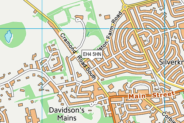 EH4 5HN map - OS VectorMap District (Ordnance Survey) EH4 5HN map - OS VectorMap District (Ordnance Survey)