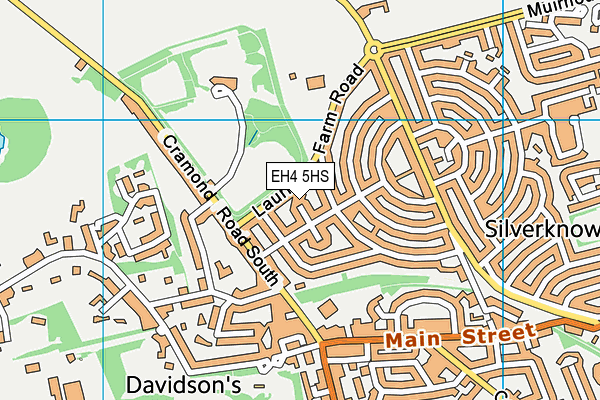 EH4 5HS map - OS VectorMap District (Ordnance Survey) EH4 5HS map - OS VectorMap District (Ordnance Survey)
