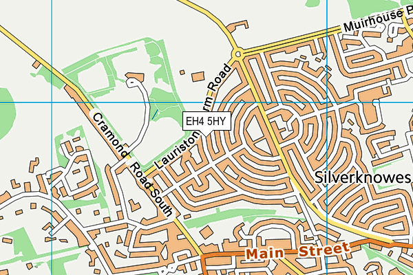 EH4 5HY map - OS VectorMap District (Ordnance Survey) EH4 5HY map - OS VectorMap District (Ordnance Survey)