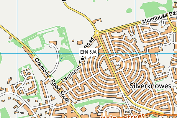 EH4 5JA map - OS VectorMap District (Ordnance Survey) EH4 5JA map - OS VectorMap District (Ordnance Survey)