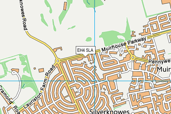 EH4 5LA map - OS VectorMap District (Ordnance Survey) EH4 5LA map - OS VectorMap District (Ordnance Survey)