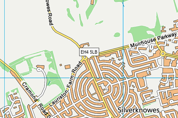 EH4 5LB map - OS VectorMap District (Ordnance Survey) EH4 5LB map - OS VectorMap District (Ordnance Survey)