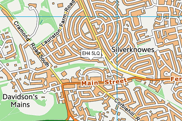 EH4 5LQ map - OS VectorMap District (Ordnance Survey) EH4 5LQ map - OS VectorMap District (Ordnance Survey)
