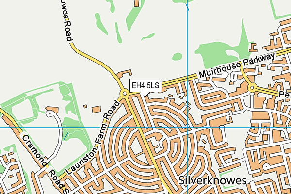 EH4 5LS map - OS VectorMap District (Ordnance Survey) EH4 5LS map - OS VectorMap District (Ordnance Survey)
