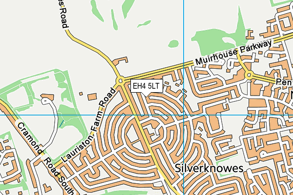 EH4 5LT map - OS VectorMap District (Ordnance Survey) EH4 5LT map - OS VectorMap District (Ordnance Survey)