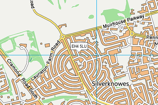 EH4 5LU map - OS VectorMap District (Ordnance Survey) EH4 5LU map - OS VectorMap District (Ordnance Survey)