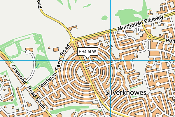 EH4 5LW map - OS VectorMap District (Ordnance Survey) EH4 5LW map - OS VectorMap District (Ordnance Survey)