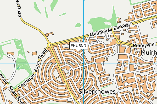 EH4 5ND map - OS VectorMap District (Ordnance Survey) EH4 5ND map - OS VectorMap District (Ordnance Survey)