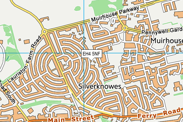 EH4 5NF map - OS VectorMap District (Ordnance Survey) EH4 5NF map - OS VectorMap District (Ordnance Survey)
