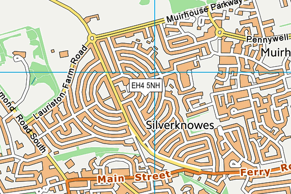 EH4 5NH map - OS VectorMap District (Ordnance Survey) EH4 5NH map - OS VectorMap District (Ordnance Survey)