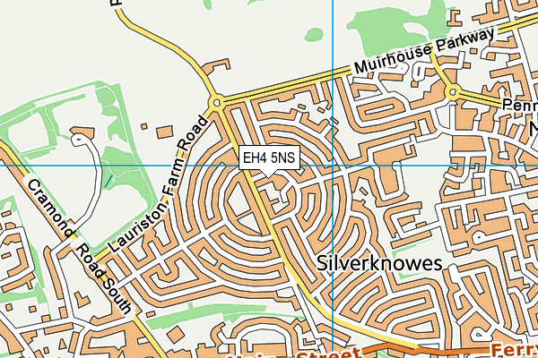 EH4 5NS map - OS VectorMap District (Ordnance Survey) EH4 5NS map - OS VectorMap District (Ordnance Survey)