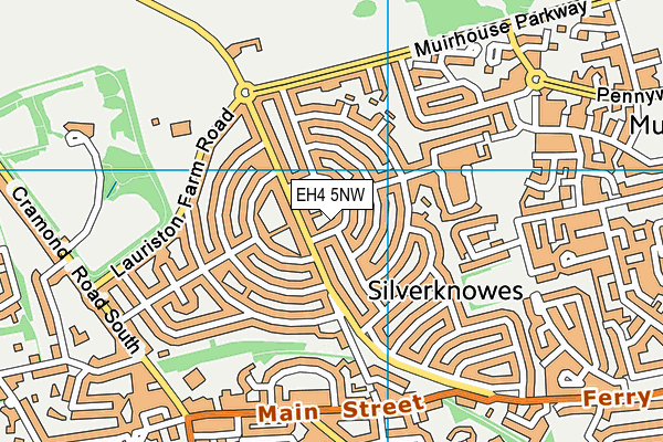 EH4 5NW map - OS VectorMap District (Ordnance Survey) EH4 5NW map - OS VectorMap District (Ordnance Survey)