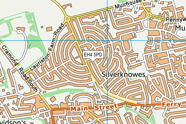 EH4 5PD map - OS VectorMap District (Ordnance Survey) EH4 5PD map - OS VectorMap District (Ordnance Survey)