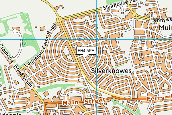 EH4 5PE map - OS VectorMap District (Ordnance Survey)