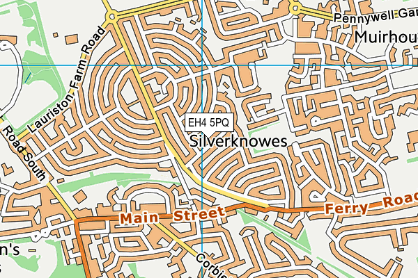 EH4 5PQ map - OS VectorMap District (Ordnance Survey) EH4 5PQ map - OS VectorMap District (Ordnance Survey)