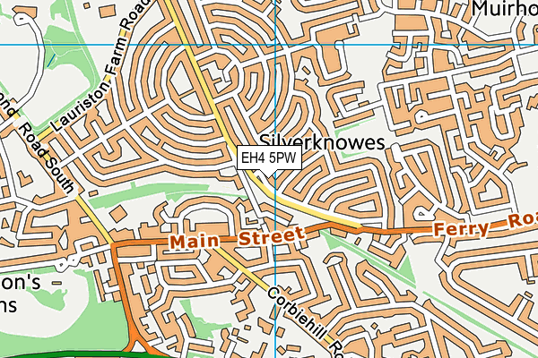 EH4 5PW map - OS VectorMap District (Ordnance Survey) EH4 5PW map - OS VectorMap District (Ordnance Survey)