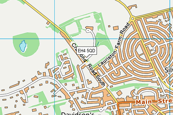 EH4 5QD map - OS VectorMap District (Ordnance Survey) EH4 5QD map - OS VectorMap District (Ordnance Survey)