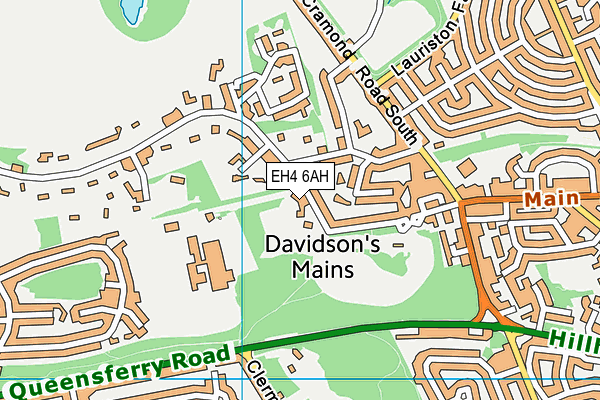 EH4 6AH map - OS VectorMap District (Ordnance Survey) EH4 6AH map - OS VectorMap District (Ordnance Survey)