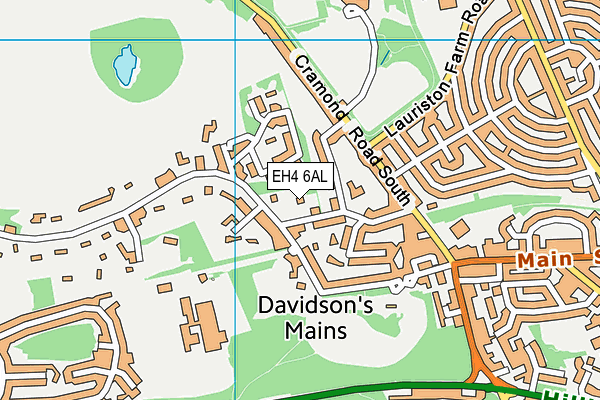 EH4 6AL map - OS VectorMap District (Ordnance Survey) EH4 6AL map - OS VectorMap District (Ordnance Survey)