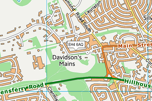 EH4 6AQ map - OS VectorMap District (Ordnance Survey) EH4 6AQ map - OS VectorMap District (Ordnance Survey)