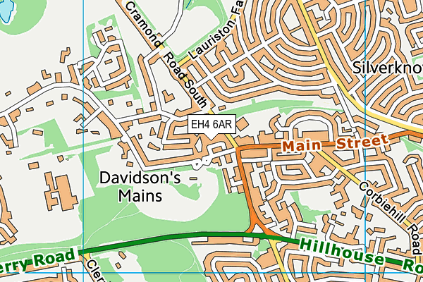 EH4 6AR map - OS VectorMap District (Ordnance Survey) EH4 6AR map - OS VectorMap District (Ordnance Survey)