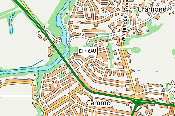 EH4 6AU map - OS VectorMap District (Ordnance Survey) EH4 6AU map - OS VectorMap District (Ordnance Survey)
