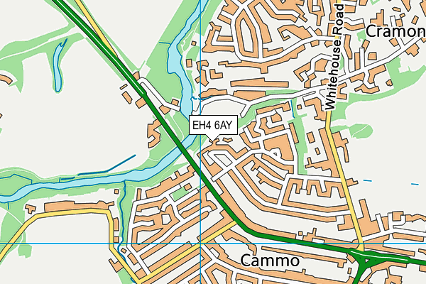 EH4 6AY map - OS VectorMap District (Ordnance Survey) EH4 6AY map - OS VectorMap District (Ordnance Survey)