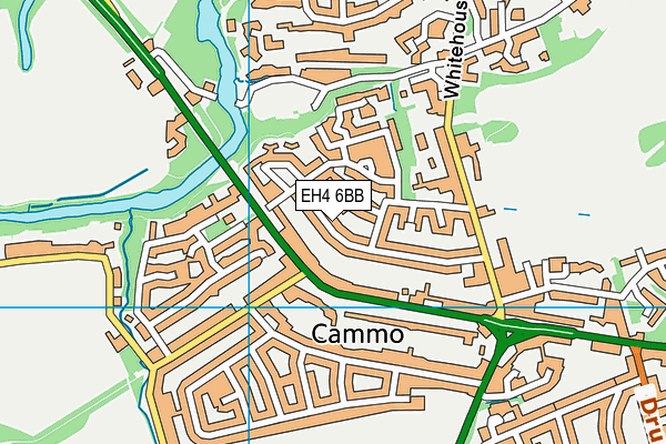 EH4 6BB map - OS VectorMap District (Ordnance Survey) EH4 6BB map - OS VectorMap District (Ordnance Survey)
