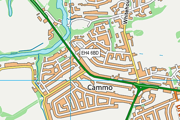 EH4 6BD map - OS VectorMap District (Ordnance Survey) EH4 6BD map - OS VectorMap District (Ordnance Survey)