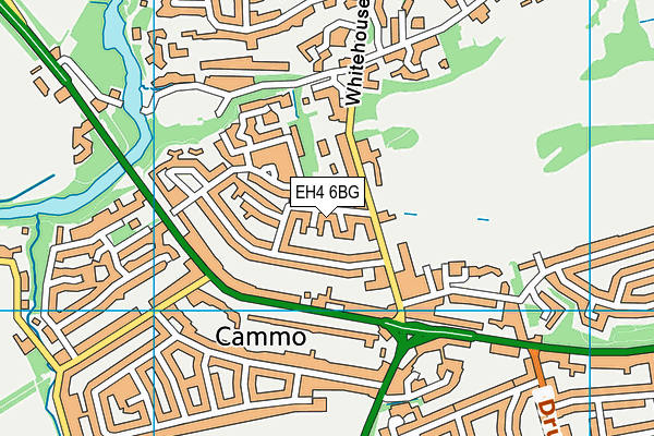 EH4 6BG map - OS VectorMap District (Ordnance Survey) EH4 6BG map - OS VectorMap District (Ordnance Survey)