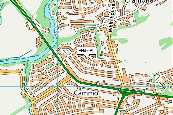 EH4 6BL map - OS VectorMap District (Ordnance Survey) EH4 6BL map - OS VectorMap District (Ordnance Survey)