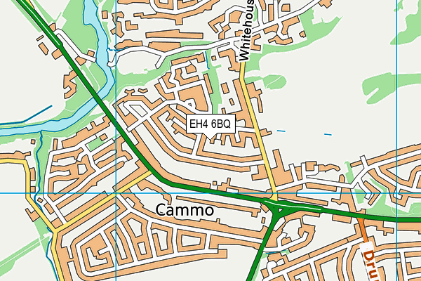 EH4 6BQ map - OS VectorMap District (Ordnance Survey) EH4 6BQ map - OS VectorMap District (Ordnance Survey)