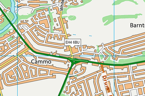 EH4 6BU map - OS VectorMap District (Ordnance Survey) EH4 6BU map - OS VectorMap District (Ordnance Survey)