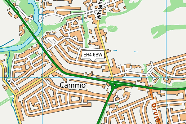 EH4 6BW map - OS VectorMap District (Ordnance Survey) EH4 6BW map - OS VectorMap District (Ordnance Survey)